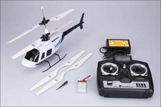 Jucarie elicopter Kyosho Jet Ranger Coaxial, LiPo, RC, RTF de la S.c Flywol