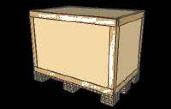 Cutie/ lada/ container din panouri din hartie de la Eur Paleti Carton Srl