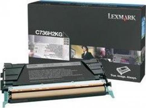 Cartus Imprimanta Laser Original LEXMARK C736H2KG de la Green Toner