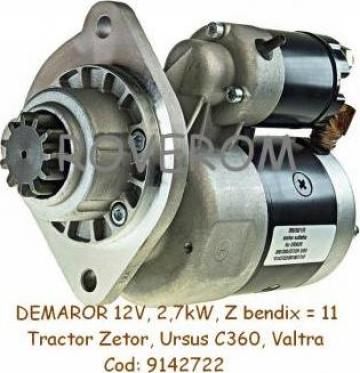 Demaror (12V, 2,7kW) tractor Ursus C360, Zetor, Valtra de la Roverom Srl