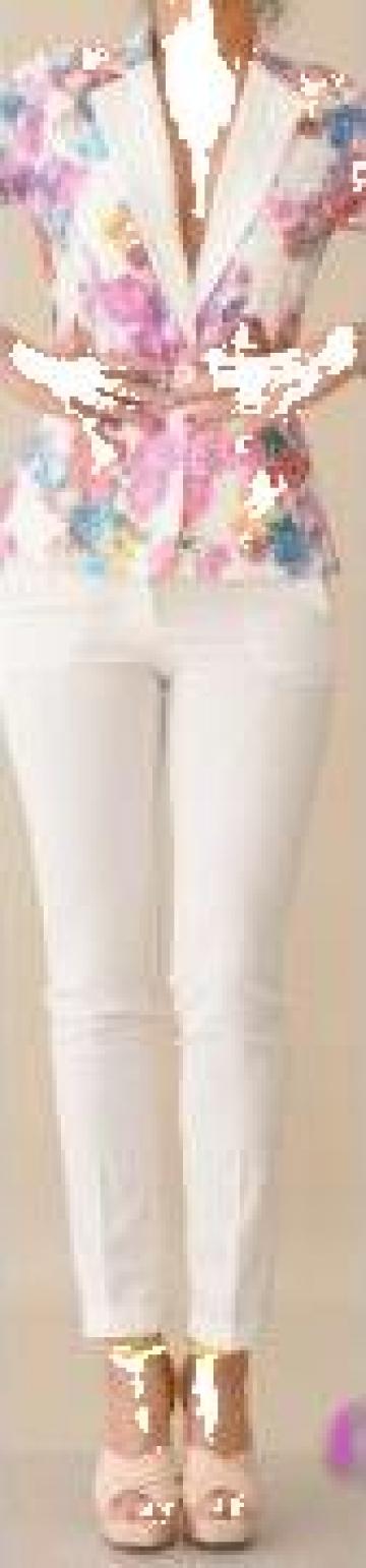 Pantaloni albi dama