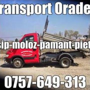 Transport nisip, pietris, balast Oradea