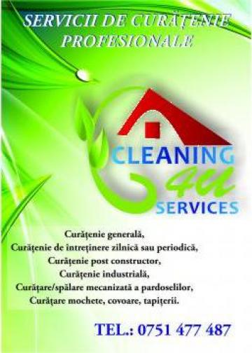Servicii de curatenie de la Cleaning 4u Services