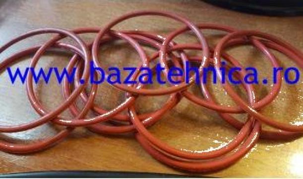 Turnare o-ring cauciuc siliconic rosu fi 90x4 mm de la Baza Tehnica Alfa Srl