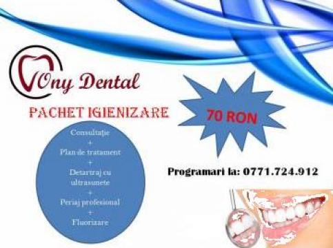 Igienizare dentara detartaj, periaj profesional, fluorizare de la Ony Dental