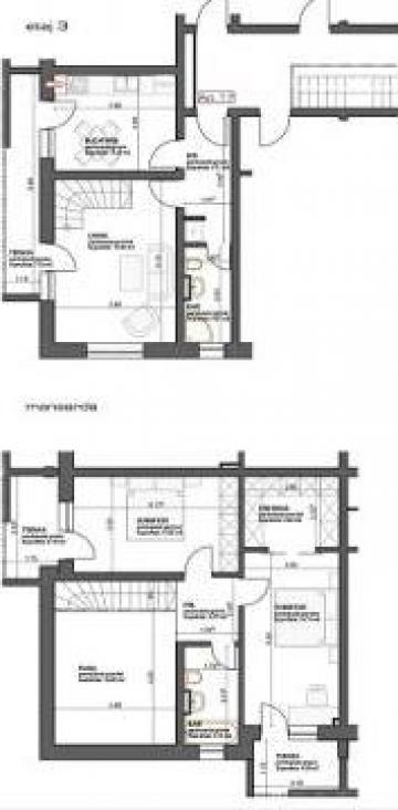 Apartament 3 camere, decomandat, duplex Brasov de la Subcetate Apartamente