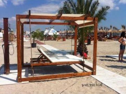 Baldachine / balansoare plaja din lemn de la Company Gino Srl