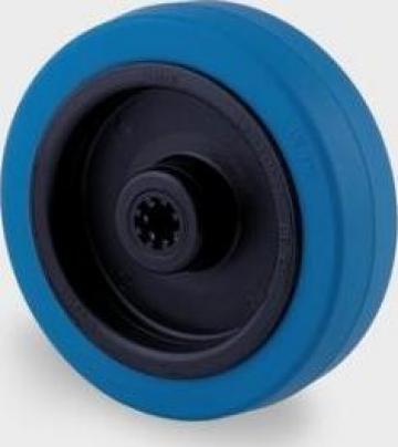 Roata janta din poliamida 125-44.4mm UFR125x40-O12 blue
