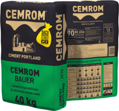 Ciment Cemrom 32.5 40 kg de la Socos Construct Srl