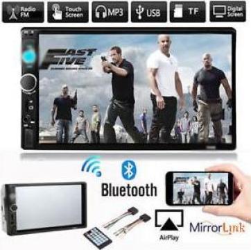 Casetofon Dvd Mp3 Auto 7" Bluetooth USB 2Din MirrorLink de la 