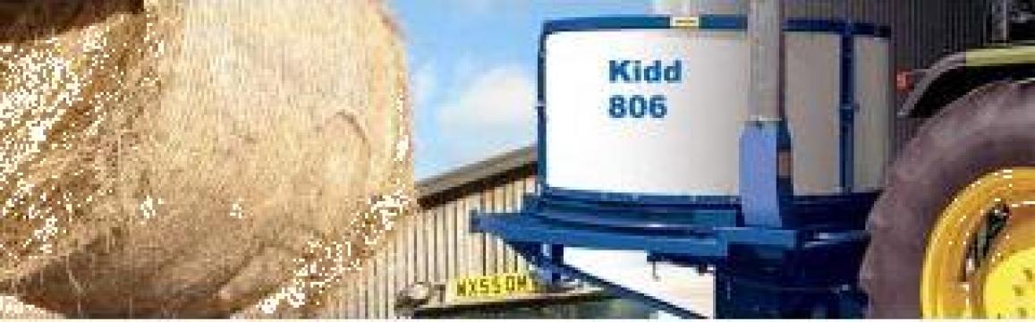 Tocatoare paie KD 806 purtata Kidd de la Sc Pedrogroup Agro Srl