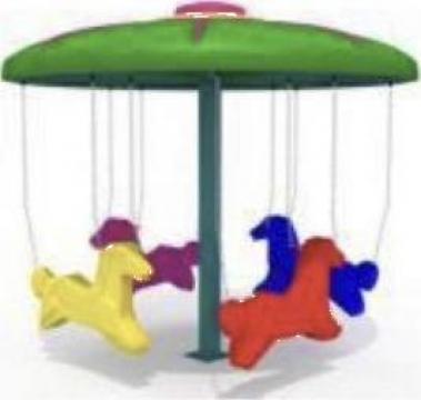 Carusel rotativ pentru parcuri de joaca / rotativa copii de la Miracons Proiect Srl