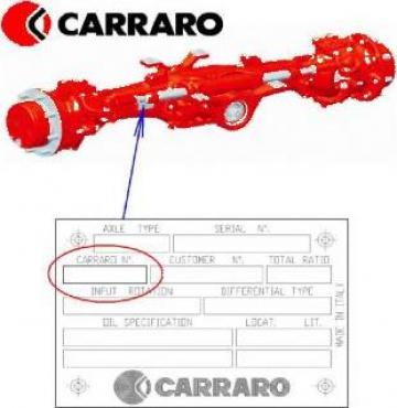 Transmisie Carraro 138175 - tractor Valtra 8550