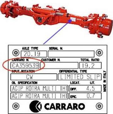 Piese Carraro 144514 - Landini Starland 240