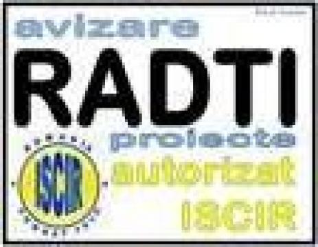 Avizare RADTI /A/P domeniul ISCIR instalatii sub presiune de la Real