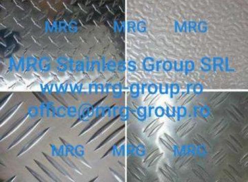 Tabla aluminiu striata 5 bare 1.5x1500x3000mm de la MRG Stainless Group Srl