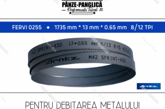 Panza fierastrau panglica metal 1735x13x8/12 Fervi 0255