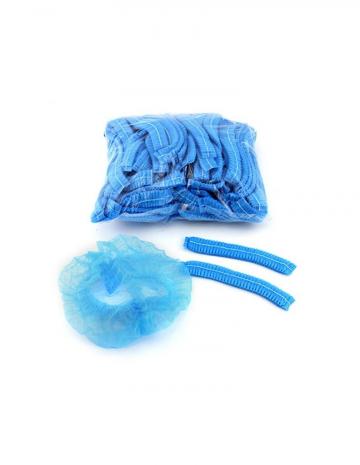 Bonete netesute cu elastic - albastre - 100 buc de la DISTRIMED LAB SRL