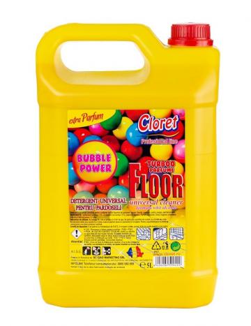 Detergent profesional pardoseli Bubble Gum - 5 litri