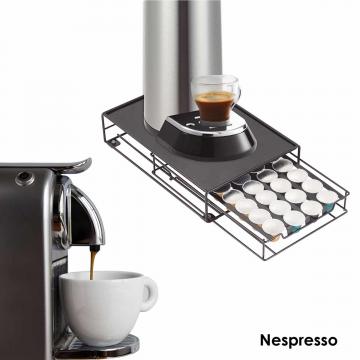 Suport cu sertar 32 capsule cafea Nespresso