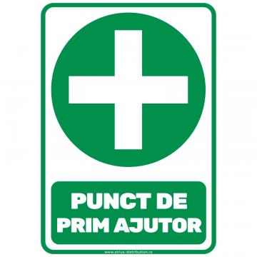Indicator autocolant Punct de Prim Ajutor - A5