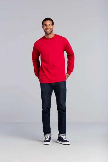 Bluza Ultra Cotton Adult Long Sleeve T-shirt de la Top Labels