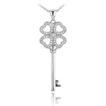 Colier cu cheita din argint Lucky Fashion Key de la Luxury Concepts Srl