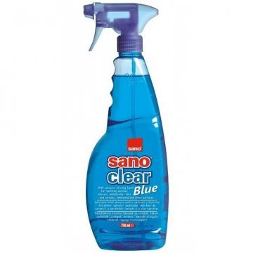 Detergenti geamuri Sano Clear Blue Trigger 750 mL de la Sanito Distribution Srl