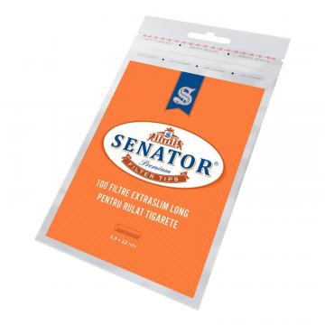 Filtre rulat Senator - 5,3 mm Extra Slim Long (100)