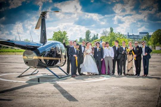 Elicopter pentru nunta in Alba