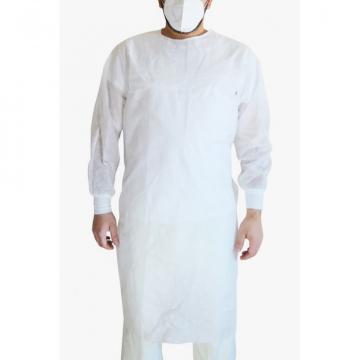 Halat protectie steril alb, ambalat individual, 40 gr/mp de la Sanito Distribution Srl