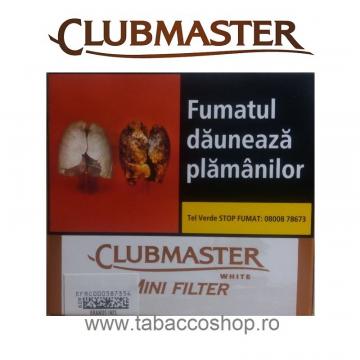 Tigari de foi Clubmaster Mini Filter White 10 de la Maferdi Srl