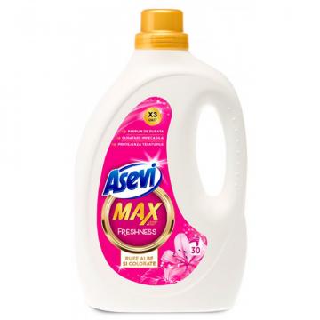 Detergent rufe Asevi Max Freshness, 30 spalari de la Sanito Distribution Srl