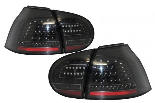 Stopuri Full LED compatibile cu VW Golf V (2004-2009) negru