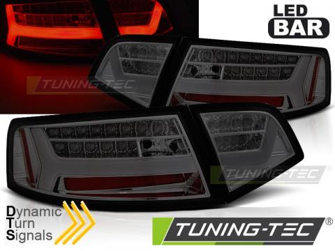 Stopuri LED compatibile cu Audi A6 08-11 Sedan fumuriu LED