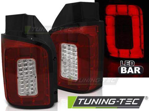 Stopuri LED compatibile cu VW T6 2015- Transporter rosu alb de la Kit Xenon Tuning Srl