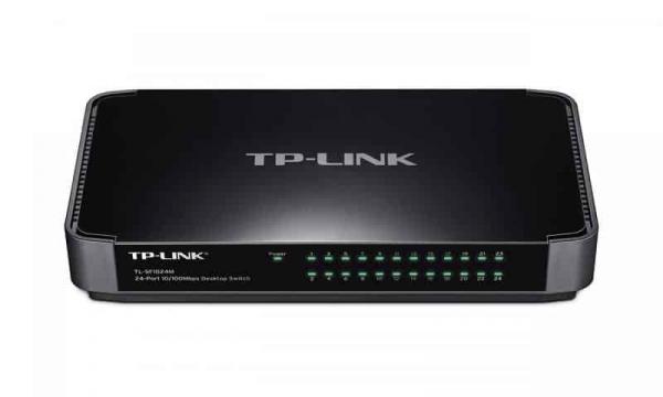 Switch TP-Link TL-SF1024M, 24 porturi 10/100Mbps, plastic