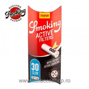 Filtre cu carbon activ Smoking Slim 30 6x27mm