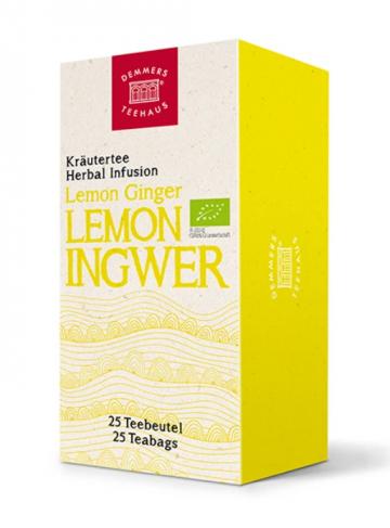Ceai plic aromat bio Demmers Teehaus Quick-T Lemon Ginger de la Vending Master Srl
