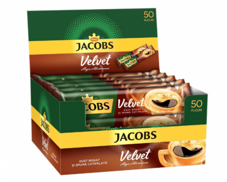 Cafea instant Jacobs Velvet 50x1.8g de la KraftAdvertising Srl