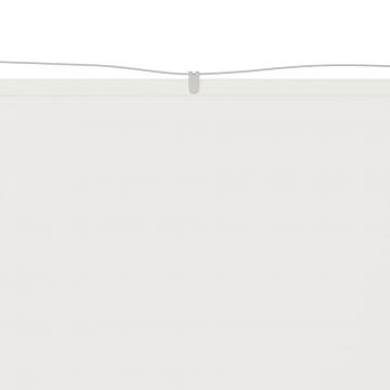 Copertina verticala, alb, 100x270 cm, tesatura Oxford de la VidaXL