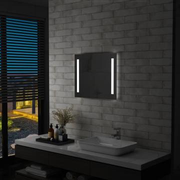 Oglinda de perete de baie cu LED, 60 x 50 cm de la VidaXL