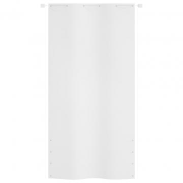 Paravan de balcon, alb, 120x240 cm, tesatura oxford de la VidaXL