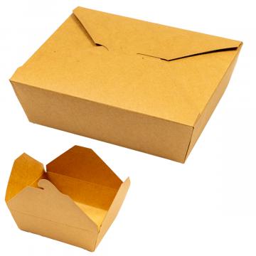 Cutie carton kraft, 1400 ml, 17.5x14x6.3 cm (50 bucati)