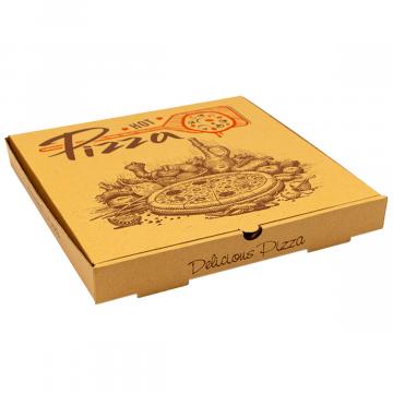 Cutie din carton kraft pentru pizza, 40x40 cm (50 bucati) de la Sirius Distribution Srl