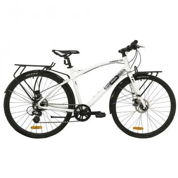 Bicicleta Pegas Hoinar 1, 8S, Alb Perlat, HOINAR1WHITE-D de la Etoc Online