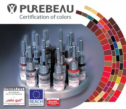 Pigmenti micropigmentare Purebeau de la Visagistik