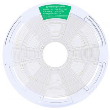 Filament PLA, alb (white), 1.75mm, 1 kg de la Z Spot Media Srl