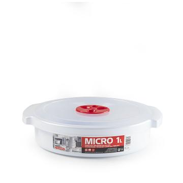 Recipient cuptor microunde rotund - 1 l de la Plasma Trade Srl (happymax.ro)