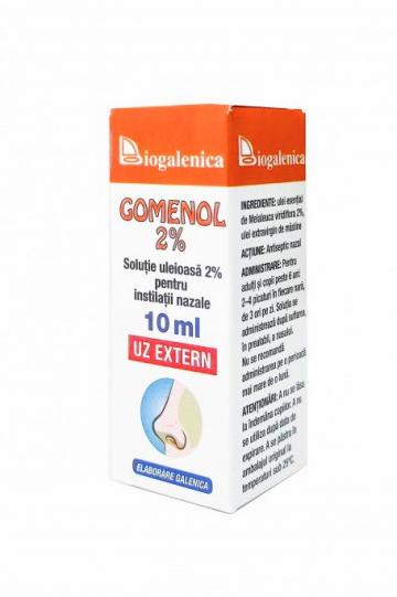 Antiseptic nazal Gomenol 2 % - 10 ml de la Medaz Life Consum Srl